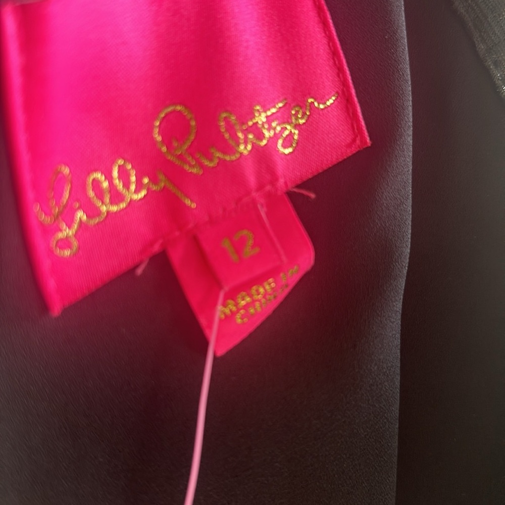 Lilly Pulitzer-12-sleeveless black dress- - Picture 9 of 9